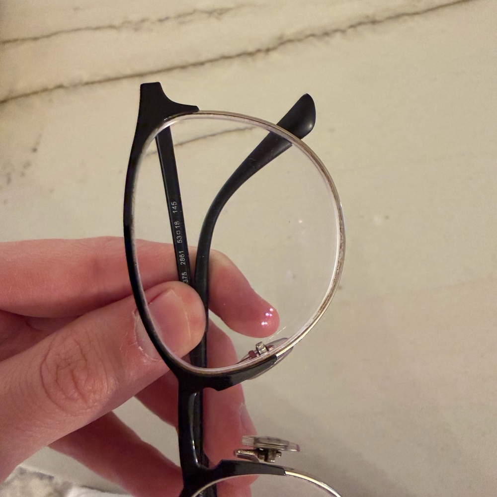 RAY BAN FRAMES ONLY EYEGLASSES RB 6375 2861 BLACK 53-18-145 - Picture 9 of 14